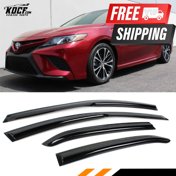 Wavy Window Visor Rain Guard Deflector for 2018-2024 Toyota Camry - VIP Price Free Shipping Item