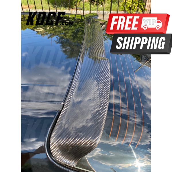 CF Roof Spoiler for 2018-2024 Toyota Camry Compatible Real Carbon Fiber Roof Spoiler - VIP Price Free Shipping Item