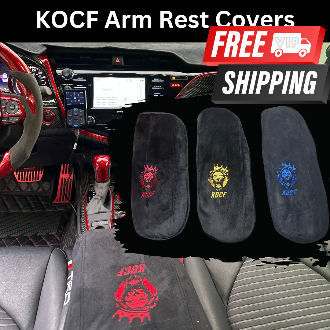 KOCF Interior arm rest cover Compatible with 2018-2024 Toyota Camry - VIP Price