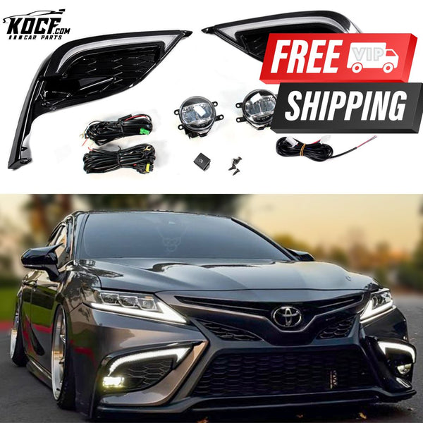 Check Style 2021-2024 SE or XSE Toyota Camry LED Fog Light & DRL - VIP Price Free Shipping Item