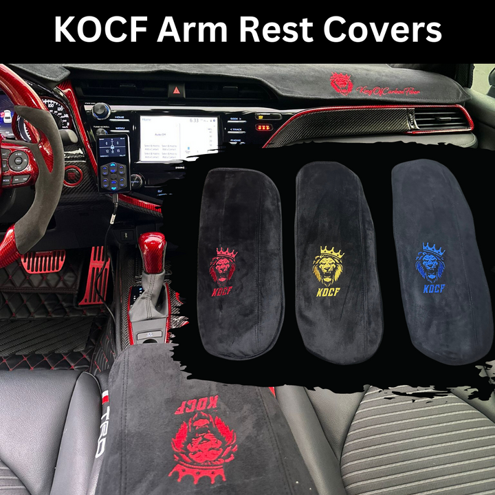 KOCF Interior arm rest cover Compatible with 2018-2024 Toyota Camry