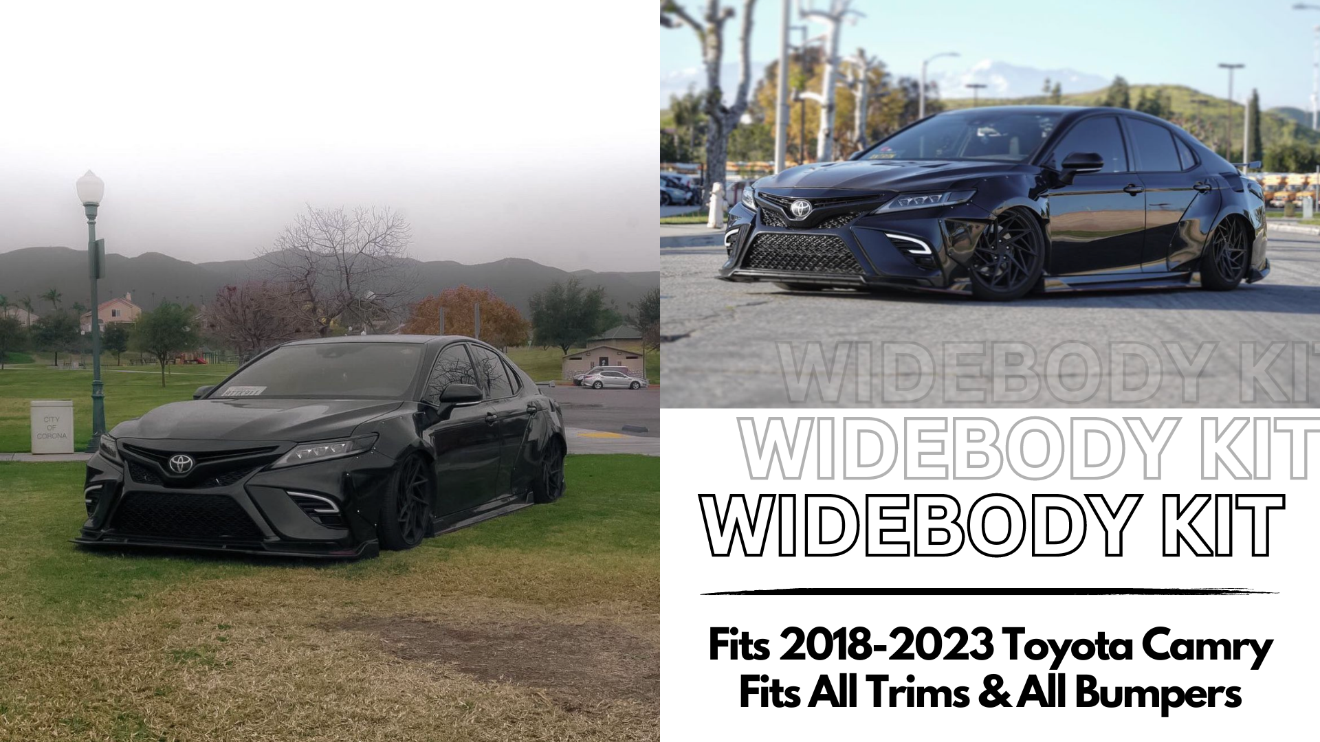Wide Body Kit Compatible for 2018-2024 Toyota Camry