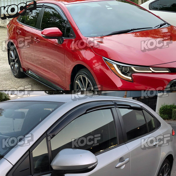 Window Visor Vent Shade Compatible 2020-2026 Toyota Corolla Sedan Models Only
