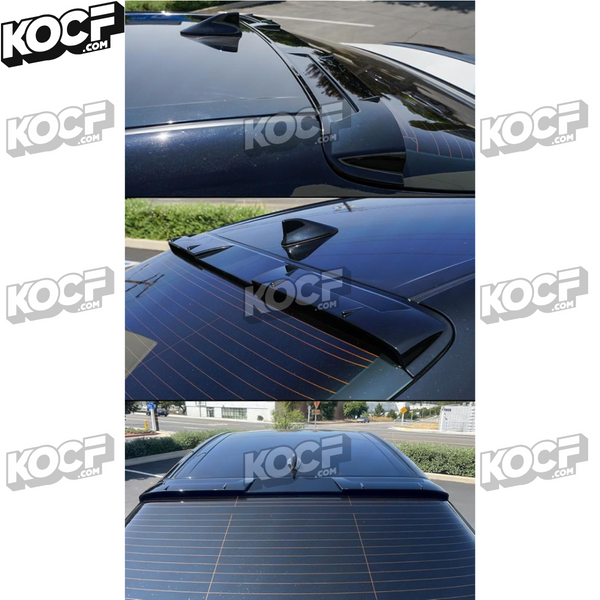 Glossy Black Rear Windshield Visor Roof Spoiler Compatible With 9th Gen 2025-Present Toyota Camry All Models