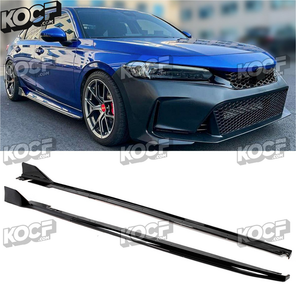 Side Skirts Compatible 2022-Present Honda Civic Sedan And Hatchback Models
