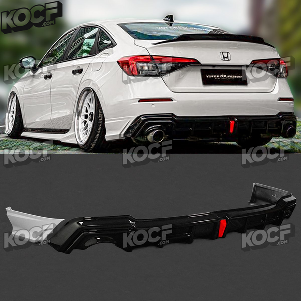 Rear Trunk Diffuser Compatible 2022-Present Honda Civic 4 Door Models - VIP Price