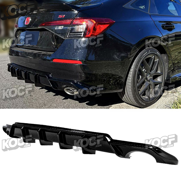 Rear Trunk Diffuser Compatible 2022-Present Honda Civic 4 Door Sedan Models Only