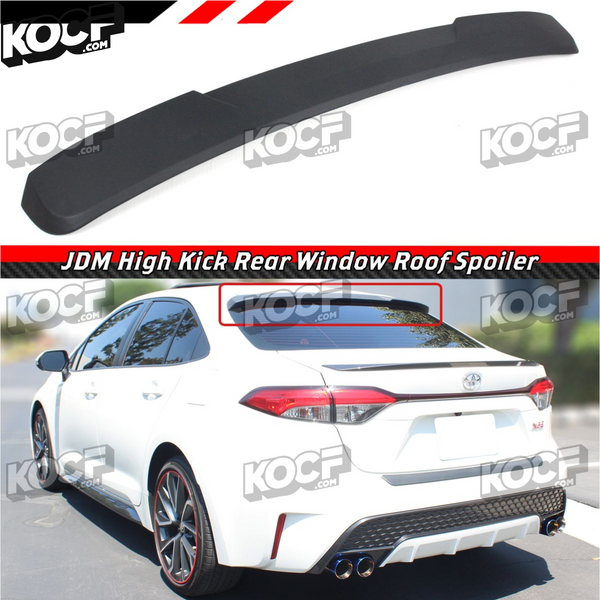 Rear Window Roof Spoiler Compatible 2020-2026 Toyota Corolla 4 Door Sedan Models