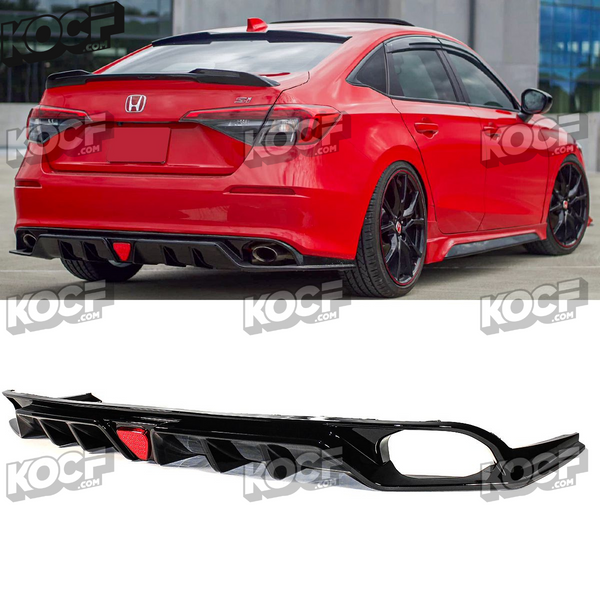 MC Style LED Rear Diffuser Compatible for 2022-Present Honda Civic 4 Door Sedan Models Only - VIP Price