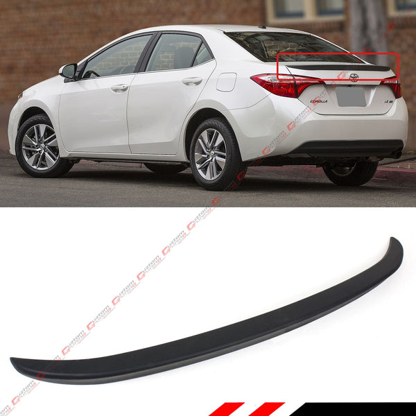 Rear Roof Spoiler Compatible 2014-2019 Totyota Corolla 4 Door Sedan Model