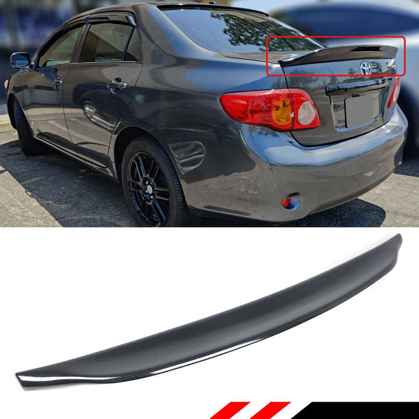 Rear Wing Spoiler Compatible 2009-2013 10th Gen Toyota Corolla 4 Door Sedan Model