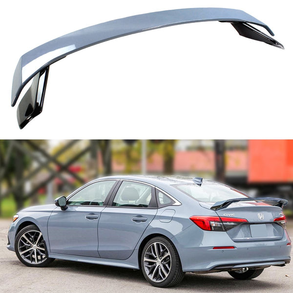 Rear Trunk Spoiler Compatible 2022-2024 Honda Civic 4 Door Sedan Model