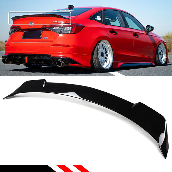 Rear Trunk Spoiler Compatible 2022+ Honda Civic 4 Door Sedan Model