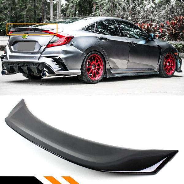 Highkick Duckbill Spoiler Compatible 2016-2021 Honda Civic 4 Door Sedan