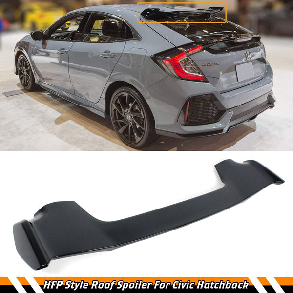 Roof Spoiler Compatible 2017-2021 Honda Civic 5 Door Hatchback