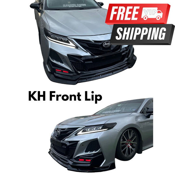 KH Front Lip for Aftermarket KH Bumper for 2018-2024 Toyota Camry - VIP Price Free Shipping Item