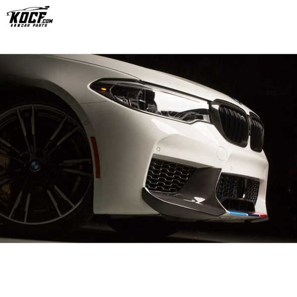 Auto Carbon Fiber Car Front Bumper Splitter Upper Slap For BMW M5 Series F90 2018+