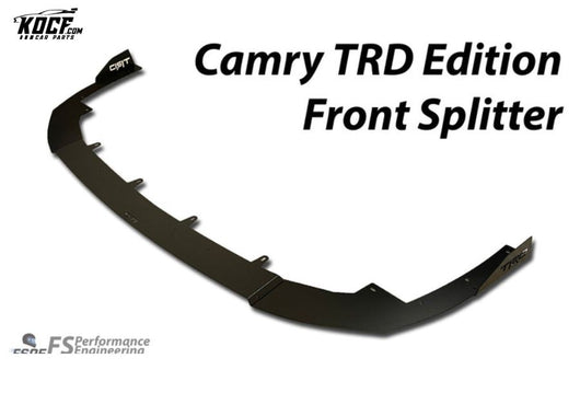 Aluminum Toyota Camry 2018-2024 TRD Front Bumper Splitter