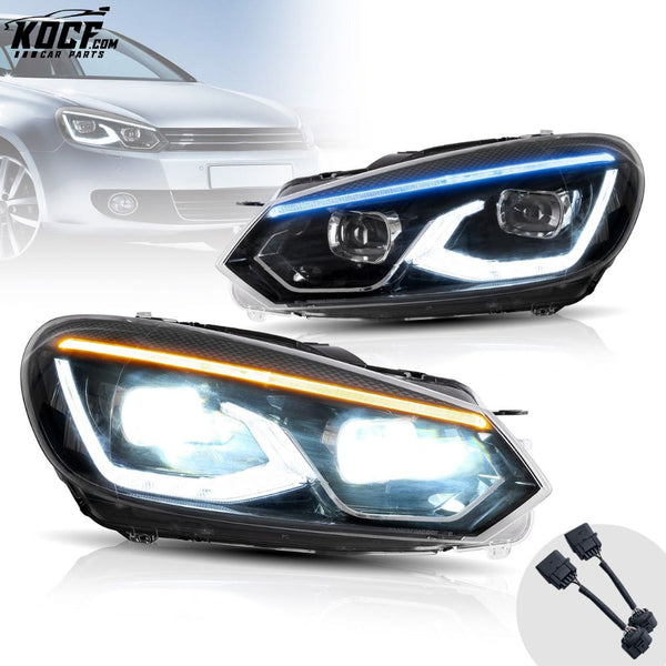 LED Headlights For Volkswagen Golf Mk6 2009-2014