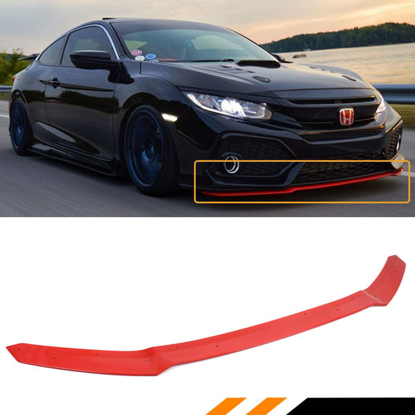 Front Lip Compatible 2017-2021 Honda Civic Si (Both 4 Door And 2 Door) And Hatchback