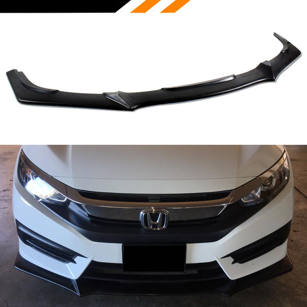 Front Lip Compatible Honda Civic 4 door and 2 Door Model 2016-2018