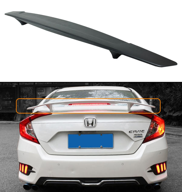 Trunk Spoiler Compatible 2016-2021 Honda Civic 4 Door Sedan and 2 Door Coupe