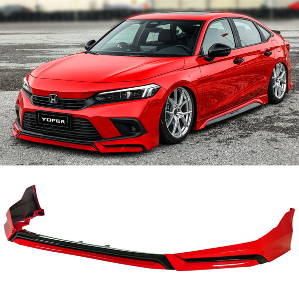 Front Bumper Lip Compatible For 2022+ Honda Civic All Models