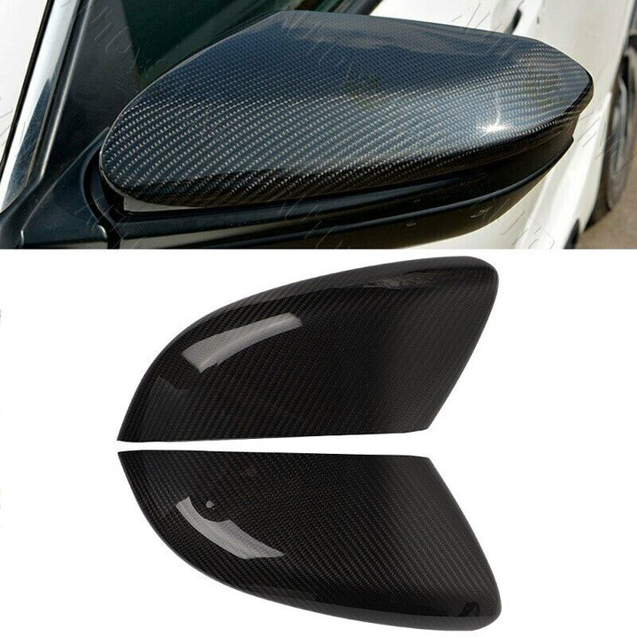 For 2016-2020 Honda Civic 10Th 100% Real Carbon Fiber Side Mirror Cover Cap 2pcs