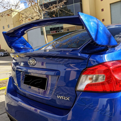 For 15-21 Subaru WRX STI OE-Style Painted Blue Pearl ABS Rear Trunk Spoiler Wing