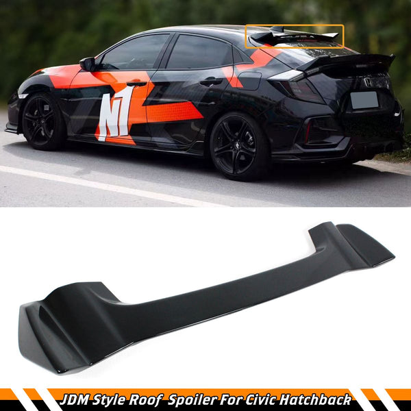 Roof Spoiler Compatible 2017-2021 Honda Civic 5 Door Hatchback