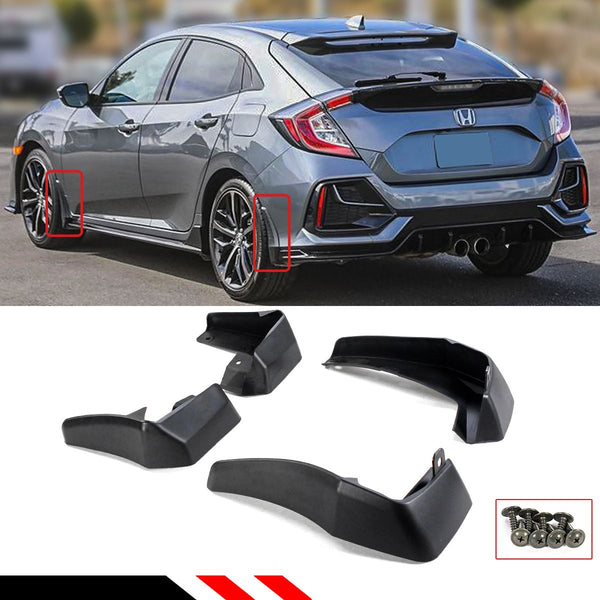 Mud Flaps Guards Compatible 2017-2021 Honda Civic 5 Door Hatchback