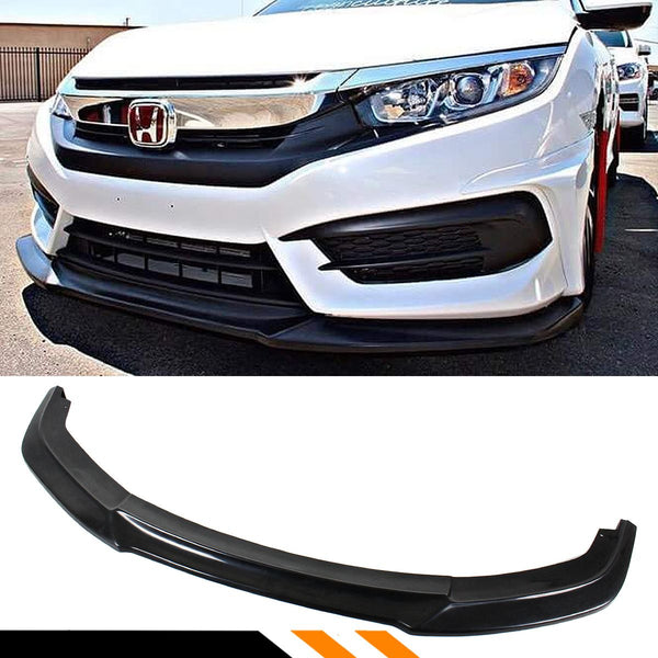 Front Lip Compatible Honda Civic 4 door and 2 Door Model 2016-2018