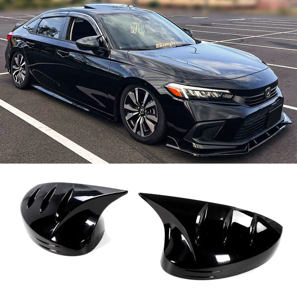 Mirror Covers Caps Compatible 2022-2024 Honda Civic All Models