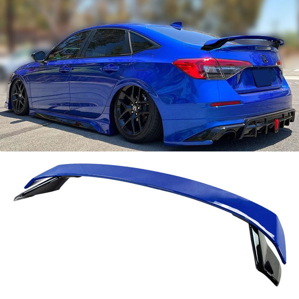 Rear Trunk Spoiler Compatible 2022-2024 Honda Civic 4 Door Sedan Model