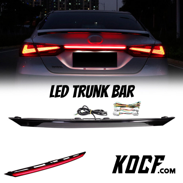 LED Trunk Bar Tail Lights Sequential Compatible for 2018-2024 Toyota Camry