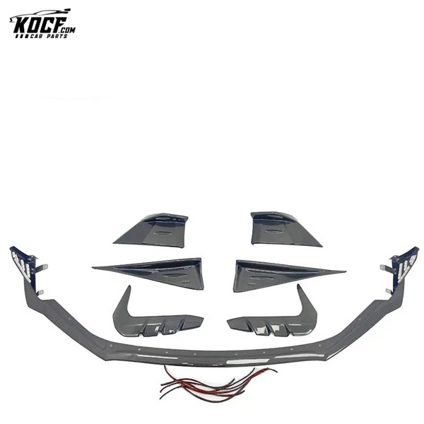 Sti-P Style Carbon Fiber Aero Body kit Front Splitter Side Splitter Rear Splitter For 2022 Subaru BRZ ZD8