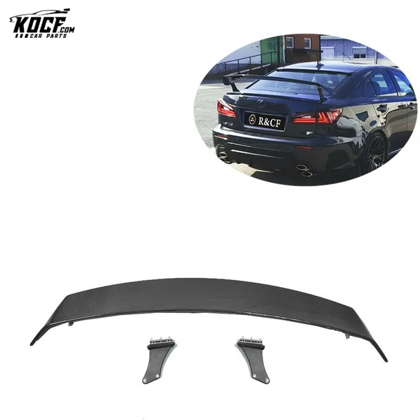 Customization Spoiler SRD Style Carbon Fiber Rear Spoiler GT wing For 05-13 Lexus IS250 IS300 ISF Rear Spoiler Wing