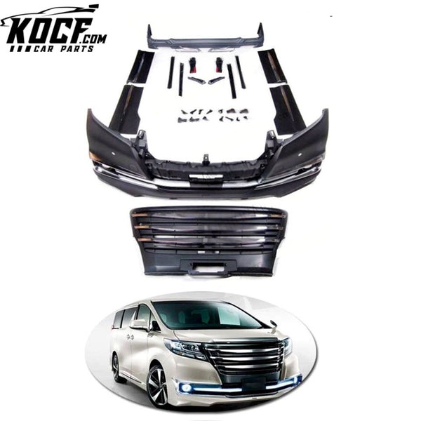 PP Aero Car Body Kit for Toyota Alphard Vellfire Full-size Luxury MPV 2016