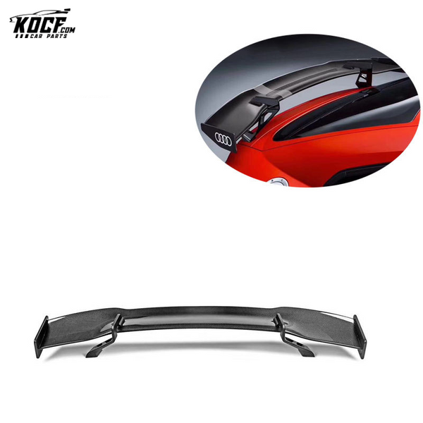 For 15-19 Audi TT/TTS/TTRS Audi Sports Style Carbon Fiber Rear Spoiler Racing Spoiler Wing Universal racing spoiler