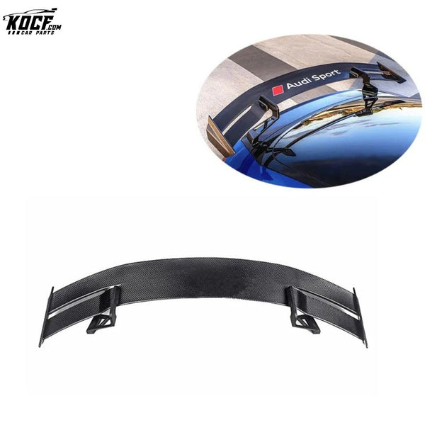 For Audi TTS/TTRS Carbon Fiber Rear Spoiler Racing Spoiler Wing with hole cut Universal racing spoiler For Audi