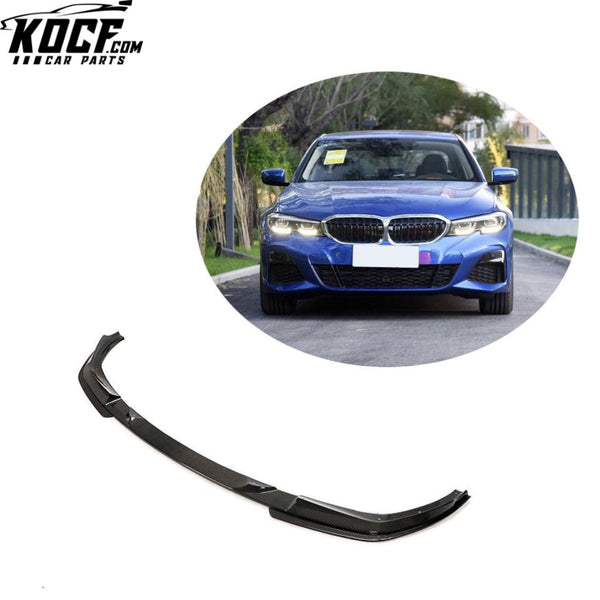 Carbon Fiber G20 G28 Front Bumper Lip for BMW 3 Series G20 G28 M-SPORT 2020