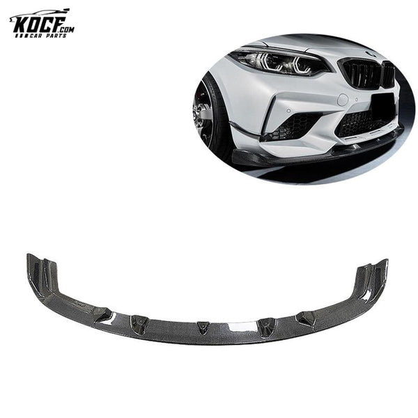 F87 M2C 3DD Style Front bumper splitter Spoiler Carbon Fiber Front Lip For BMW F87 M2C Competition