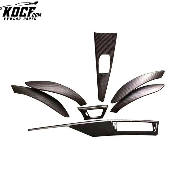 For BMW F30 F31 F36 Carbon Fiber Interior Trims F32 F80 M3 M4 Dashboard Cover 13-18