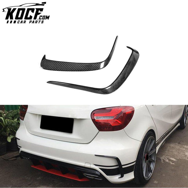 Carbon Fiber W176 A45 Rear Bumper Vents Trim for Mercedes Benz A250 AMG 2013-2018