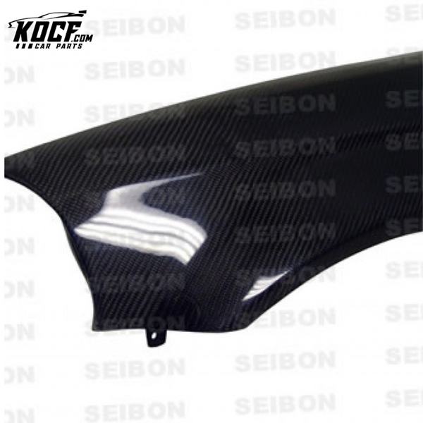 Seibon OEM-STYLE CARBON FIBER FENDERS FOR 1999-2000 HONDA CIVIC (PAIR)