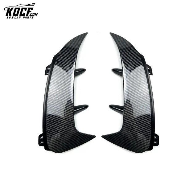 Carbon Fiber Look W177 Rear Bumper Canards for Mercedes Benz A Class W177 Hatchback A180 A200 A220 A250 A35 2019+