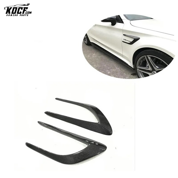 C63 W205 AMG Coupe Carbon Fiber Fender Trim For Mercedes Benz C63 W205 coupe 2 door