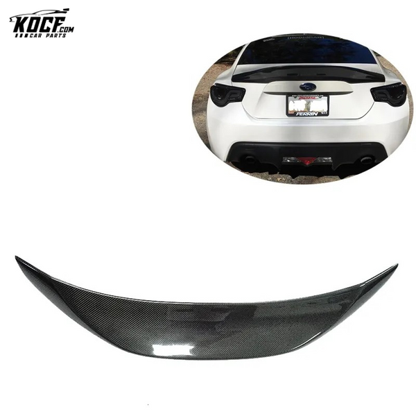 LEGS Style Carbon Fiber Rear Ducktail Spoiler For Toyota GT86 BRZ FR-S 13-20