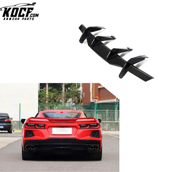 Carbon Fiber Rear Bumper Diffuser for Chevrolet Corvette C8 2020-2021