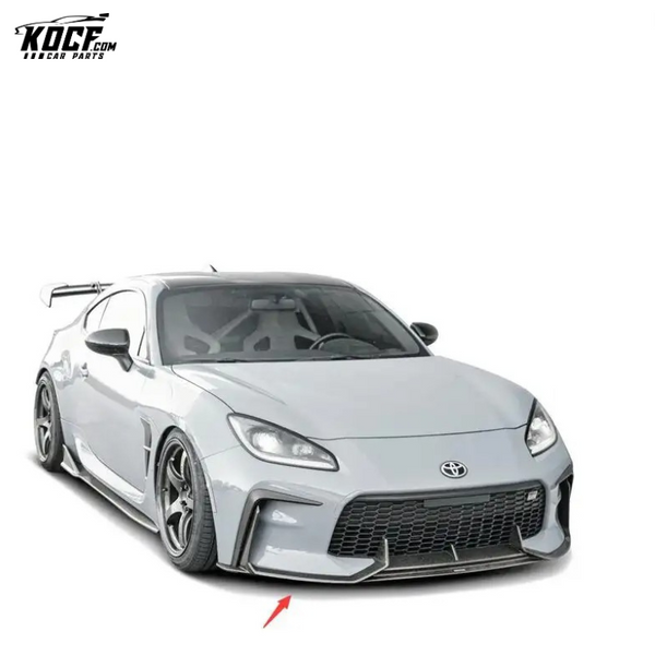 2022 GR86 Front Spoiler Ado style Carbon Fiber Front Bumper Spoiler Lip Splitter For Subaru GR86 2022